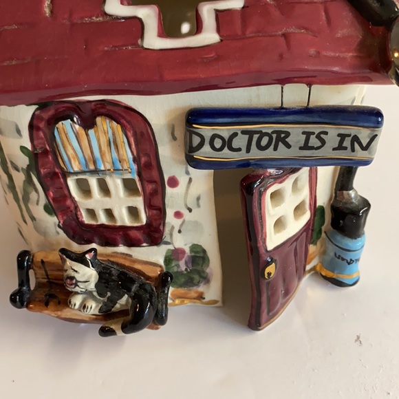 Vintage 2002 Blue Sky Clay Doctors Office meant at tea lite candle. - Picture 7 of 14